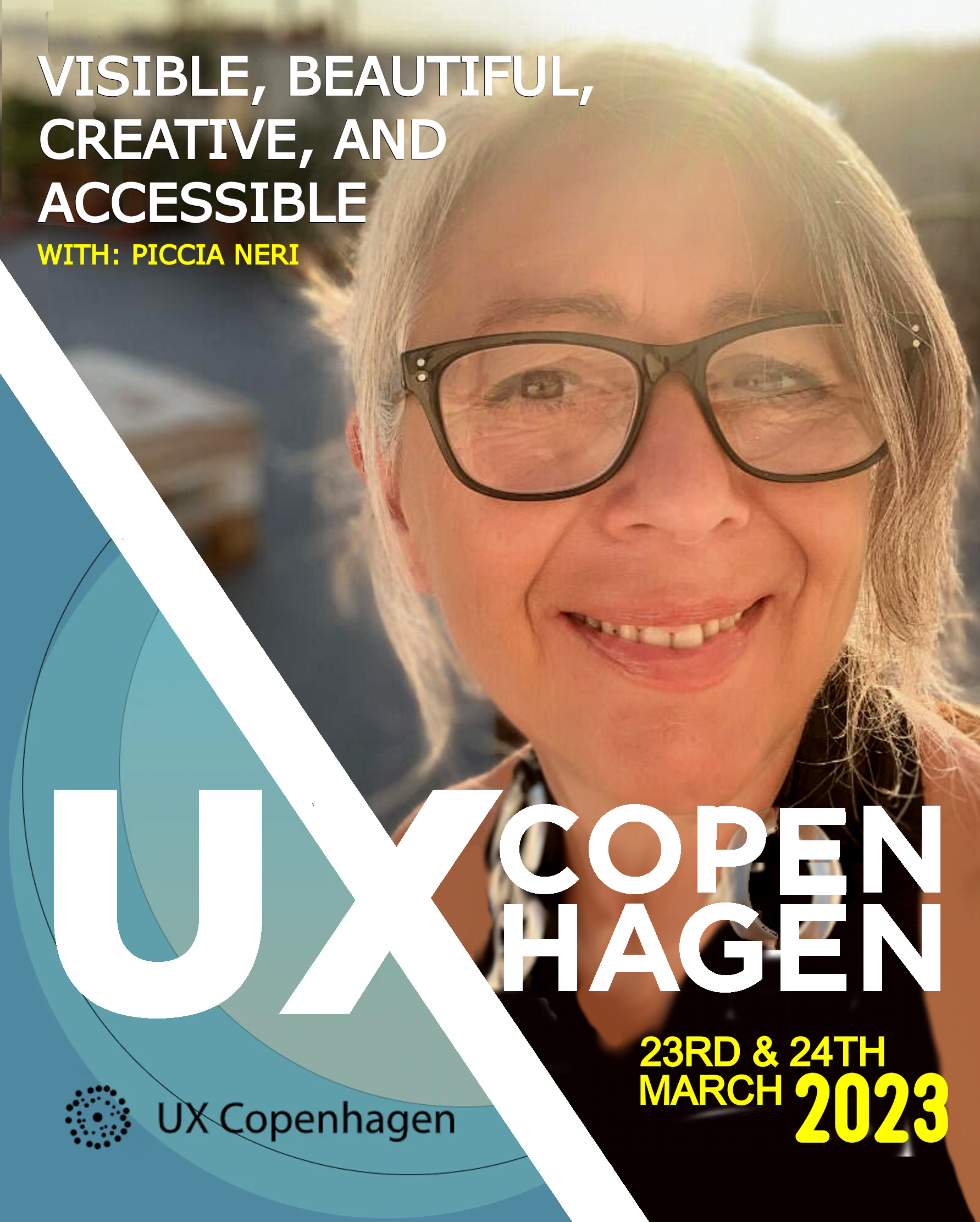 Piccia Neri speaking at UX Copenhagen 2023