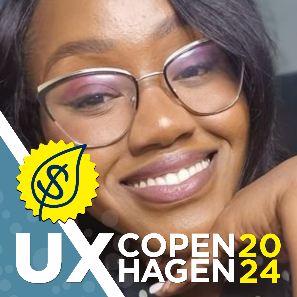 Elizabeth Musanga speaking at UX Copenhagen 2024
