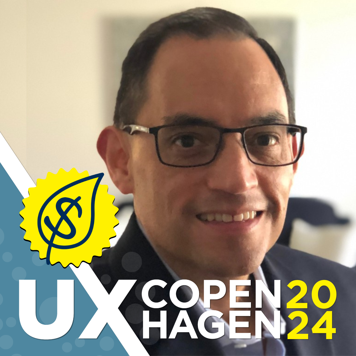 Jose Coronado speaking at UX Copenhagen 2024