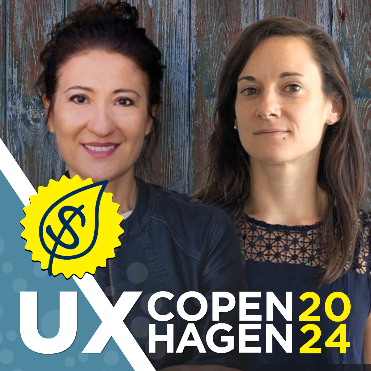 Gabriela Lorenz and Betina Mazzarino speaking at UX Copenhagen 2024