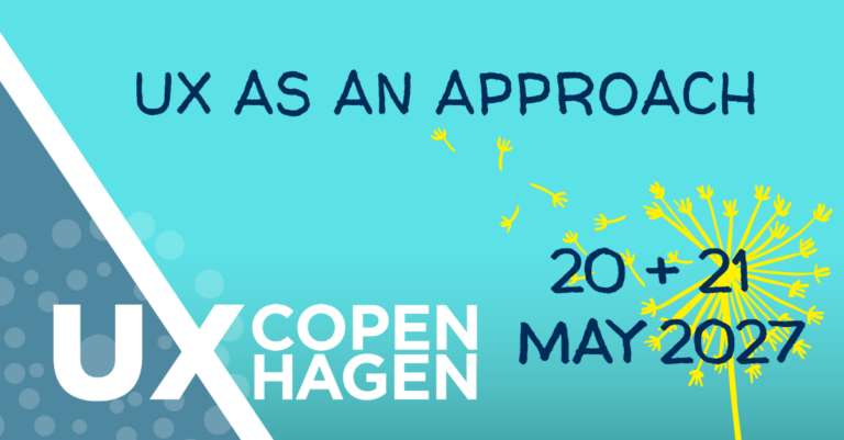 UX Copenhagen 2027 header